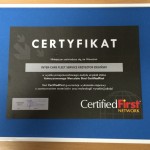 Certyfikat First